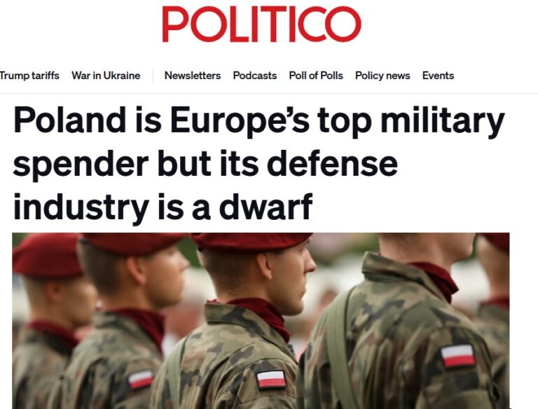 Politico: Polska zbroi się na potęgę, ale wciąż zależy od obcych technologii Polska zbroi się rekordowo, ale - jak wskazuje Politico - większość technologii wciąż pochodzi z zagranicy.