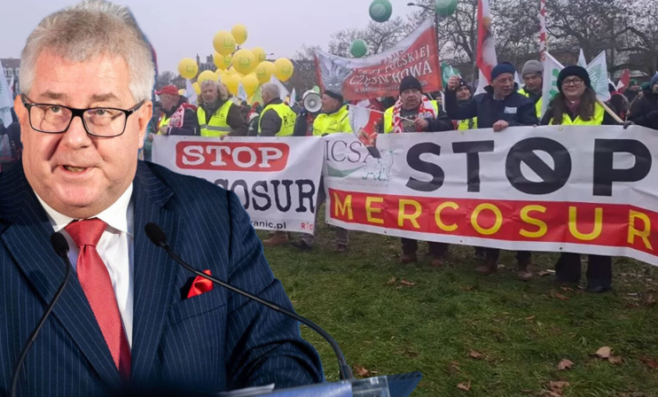 Ryszard Czarnecki: Czerwone kartki dla umowy UE-Mercosur: na ulicy i w PE… Rolnicy z całej Europy protestowali w Strasburgu przeciwko umowie UE–MERCOSUR.